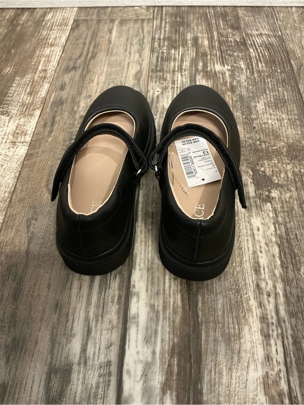 The Children's Place Black Mary Jane School Shoe Size 13